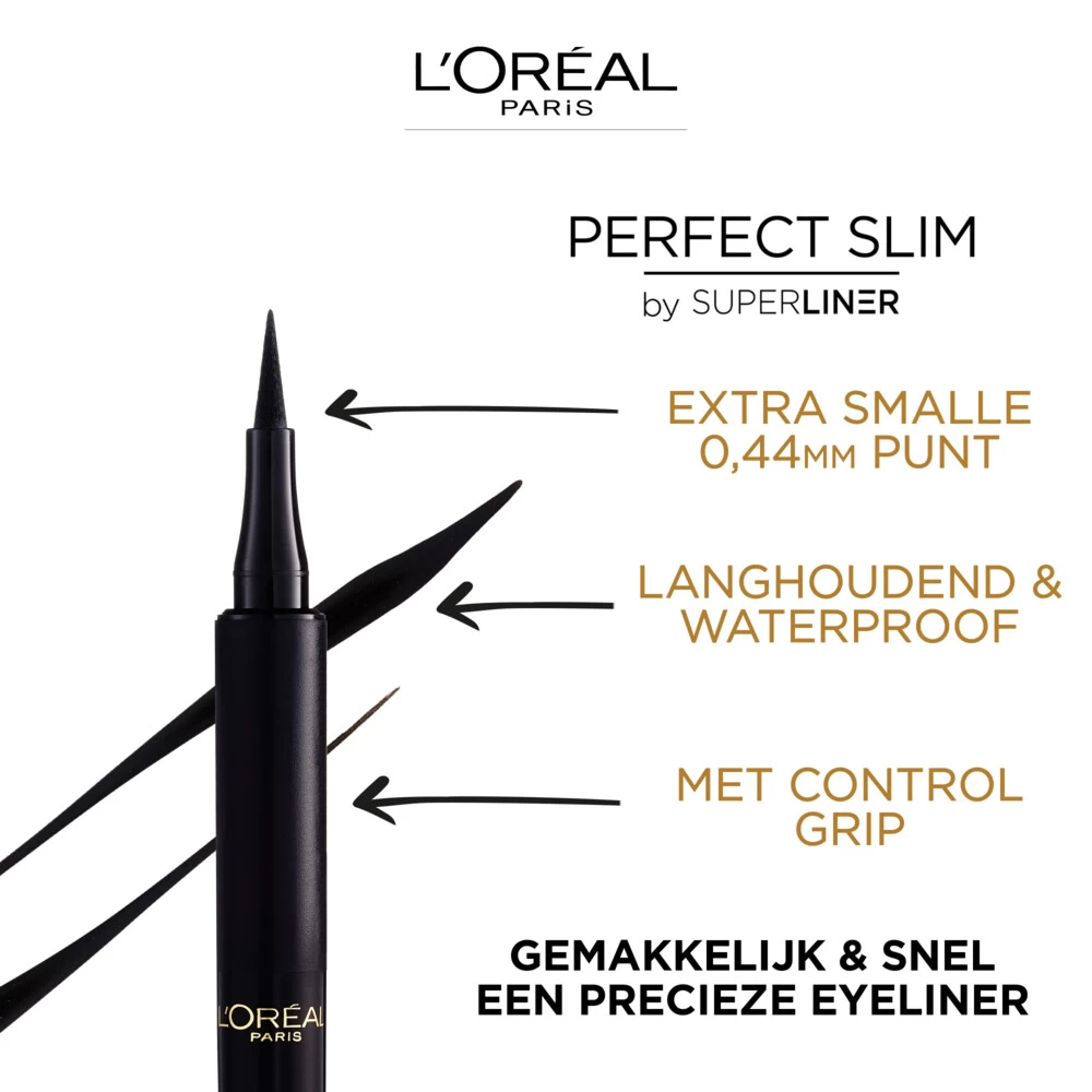 L'Oreal Lu0027Oréal Superliner Perfect Slim Eyeliner Blauw - Afbeelding 4